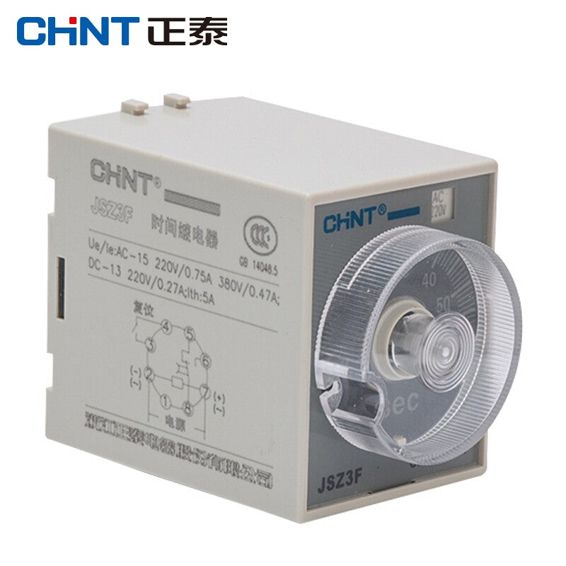 Chint JSZ3F-10s AC220V Power Off Delay Time Relay
