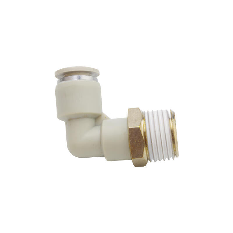 AirTAC L-Type Threaded Pipe Fitting M5 for φ6mm Pipe - X-APL6M5