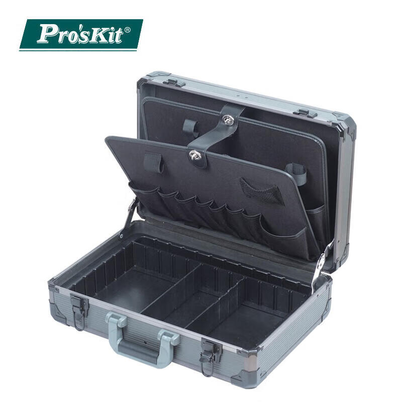 Baogong silvergrey heavyduty aluminum tool box TC-736