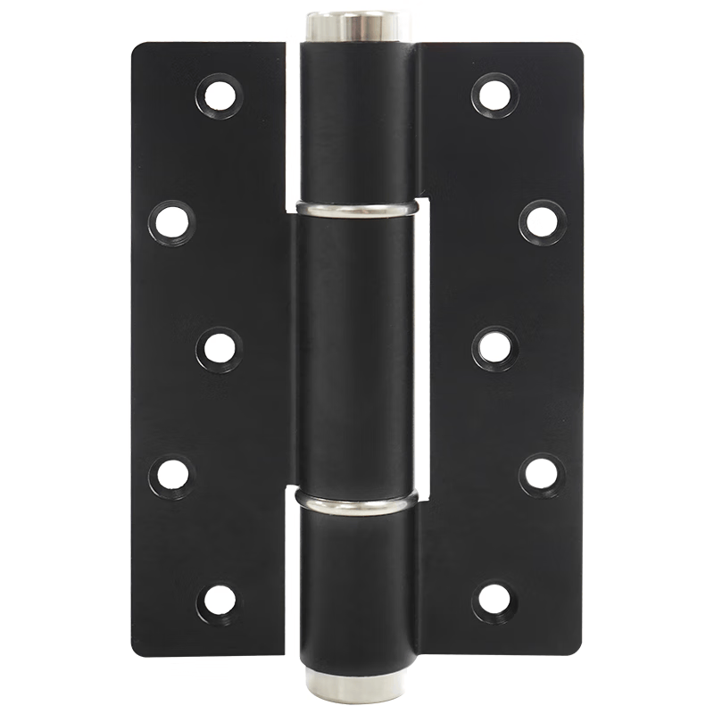 Anselek Hinges, Concealed Door Hydraulic Hinges, Buffer Spring Automatic Closing Positioning Hinges, 5-inch Black, 2-pack/pack, 5D01159