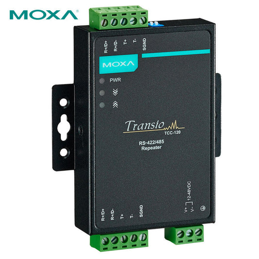 Moxa isolated RS-422/485 repeater, photoelectric isolation: 2KV; TCC-120I