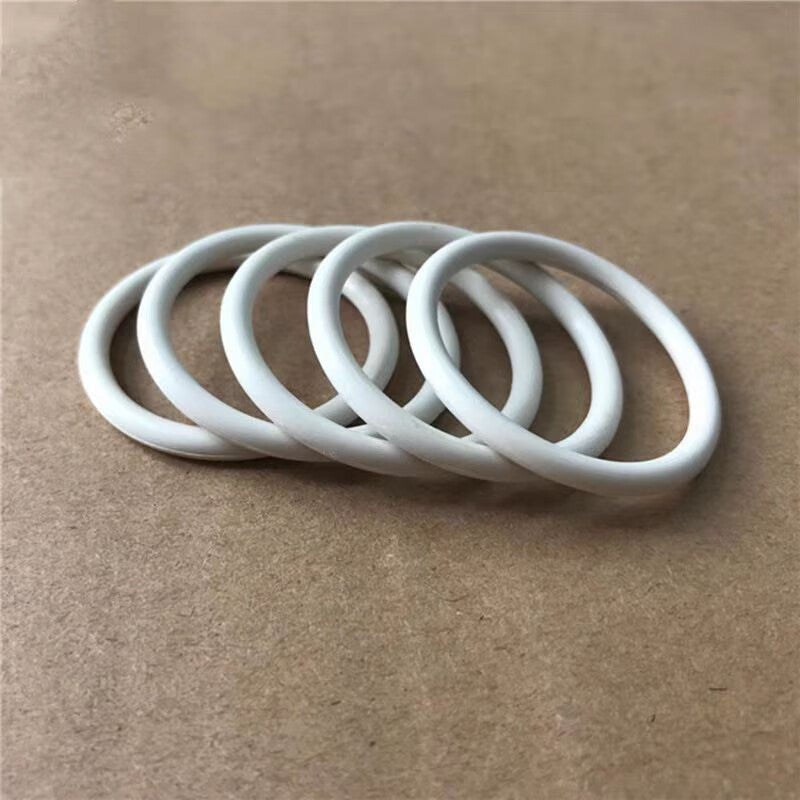 ZHIDE fluorosilicone O-ring, 51.7×44.7×3.5mm, milky white.
