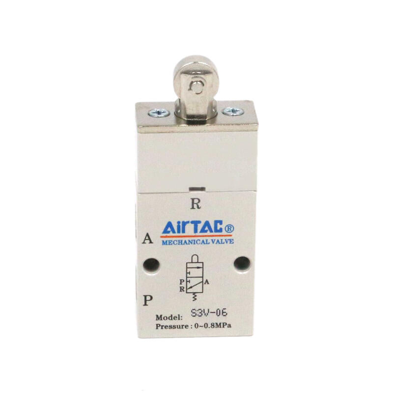 AirTAC Vertical Roller Type Mechanical Valve (1/8); S3V06