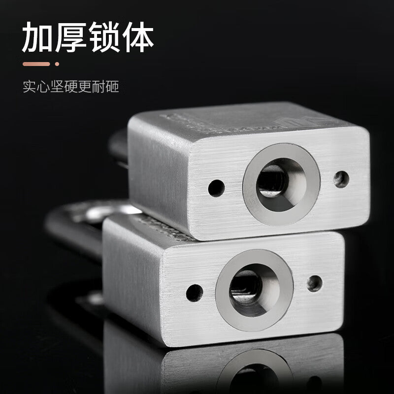 Basic open-type padlock, anti-theft and anti-pry padlock for warehouses, truck doors, and home use, 40mm open-type (4 keys).