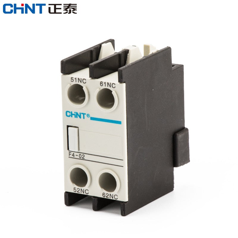 Chint (CHNT) F4 AC contactor auxiliary contact with CJX2 CJX4 LC1 F4-02