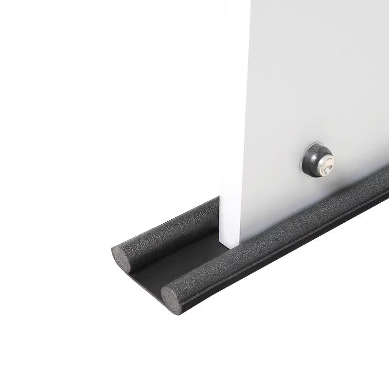 Du'ao door bottom and gap sealing strip, glass door gap leak prevention and soundproofing windproof strip (two-pack)