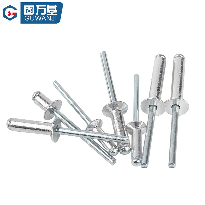 GUWANJI Open-Type Countersunk Head Blind Rivets, Aluminum Countersunk Head Rivets, Flat Head Rivets, M5x20 [100 pieces/pack]