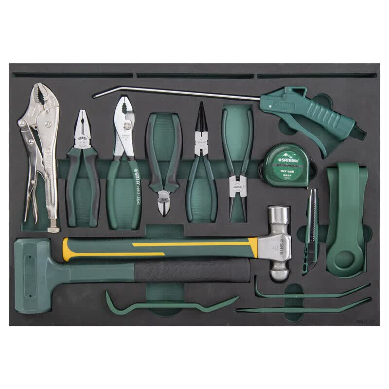 SATA 239-piece German car maintenance and repair kit (including a six-drawer tool cart 95126); 09947