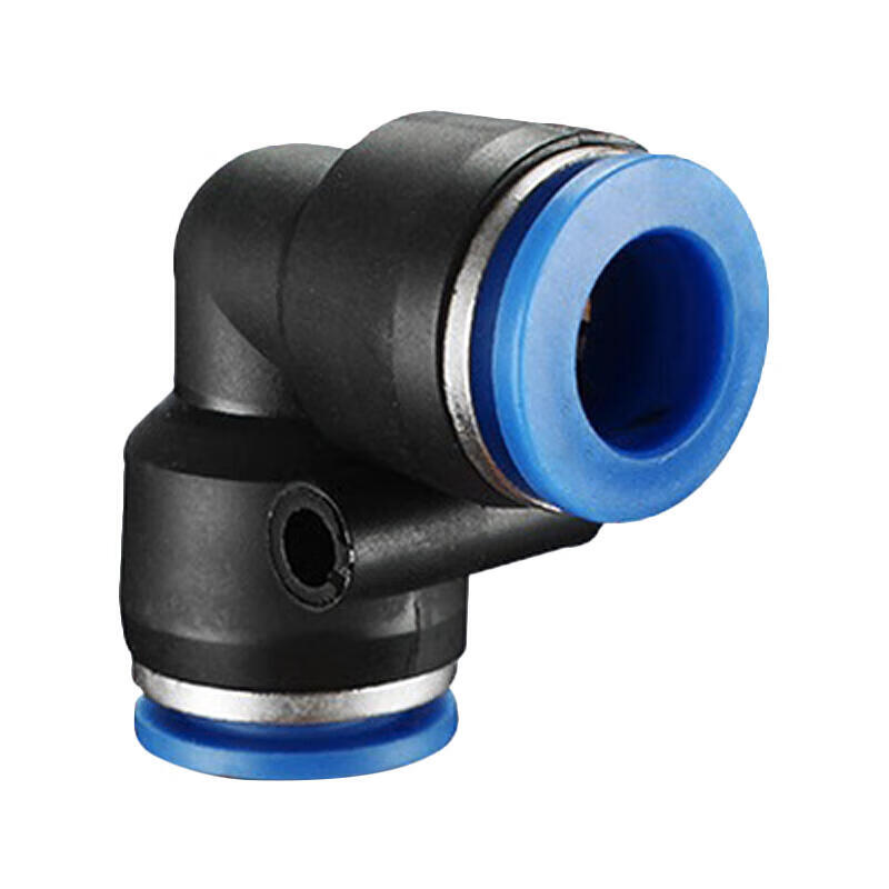 PV-8 Quick Plug Elbow Connector - Blue & Black