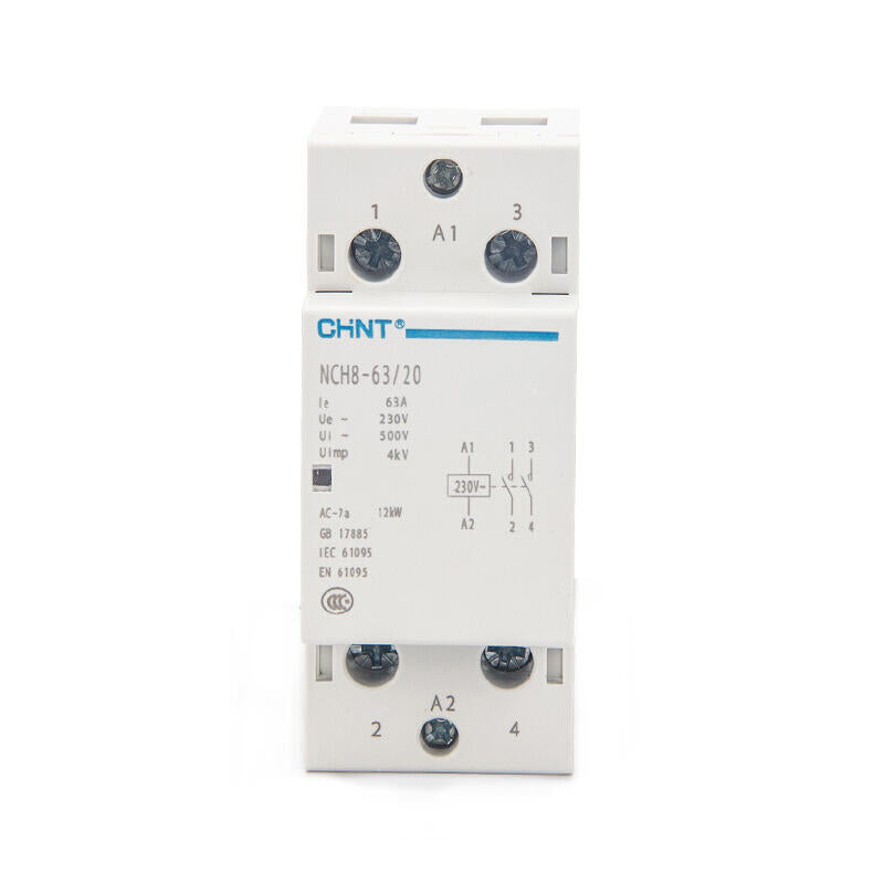 Chint NCH8-63/20 AC Contactor - 220/230V Power Control