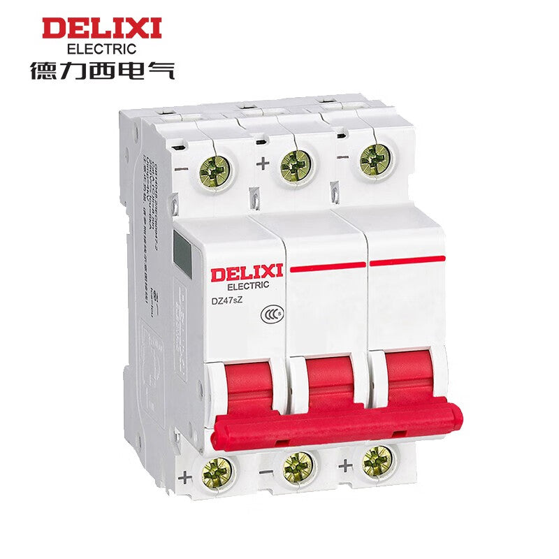 قاطع دائرة مصغر DZ47SZ3B63 من Delixi Electric بمفتاح هواء 63 أمبير 2 (B) 63 أمبير 500 فولت