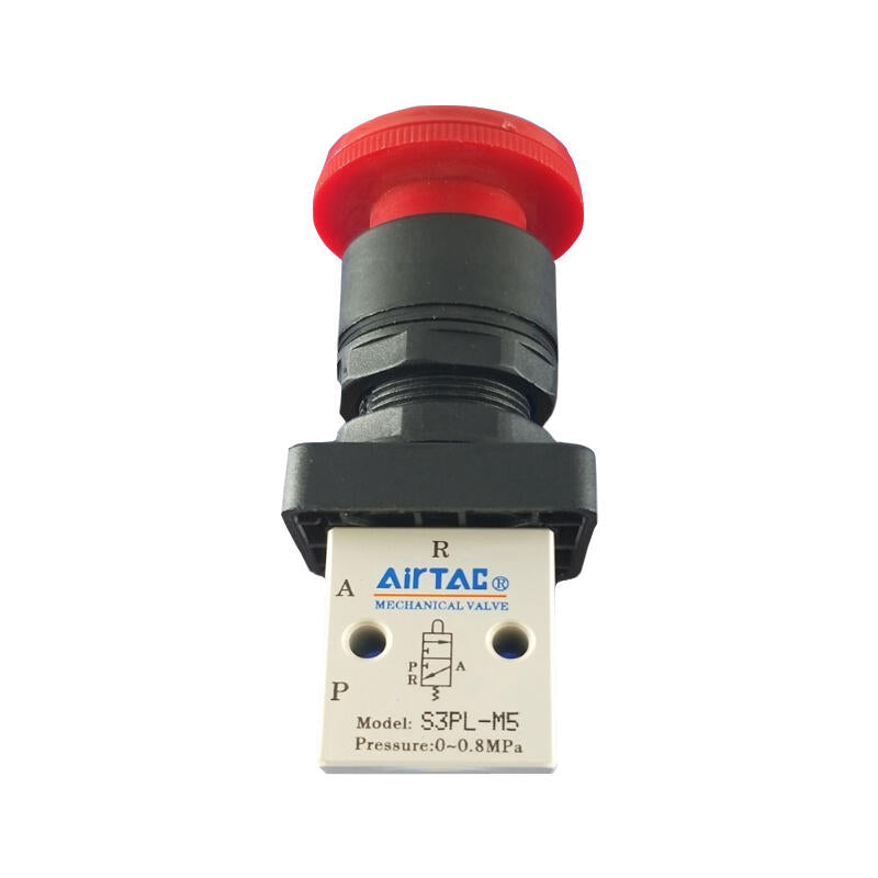 AirTAC Parking Rotary Button Manual Valve (M5); S3PL05R