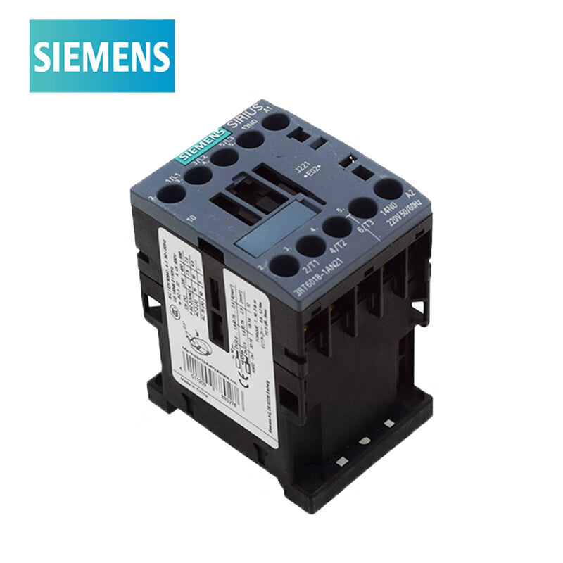 Siemens 3RT6018-1AN21 AC Contactor 220VAC 16A