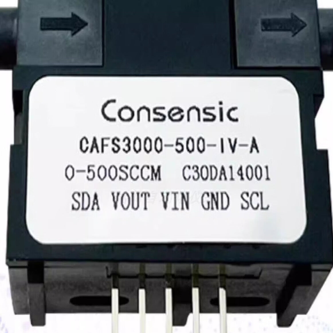 USAMR oxygen concentrator drying miniature mass flow meter; CAFS3000 gas flow sensor for respirators.