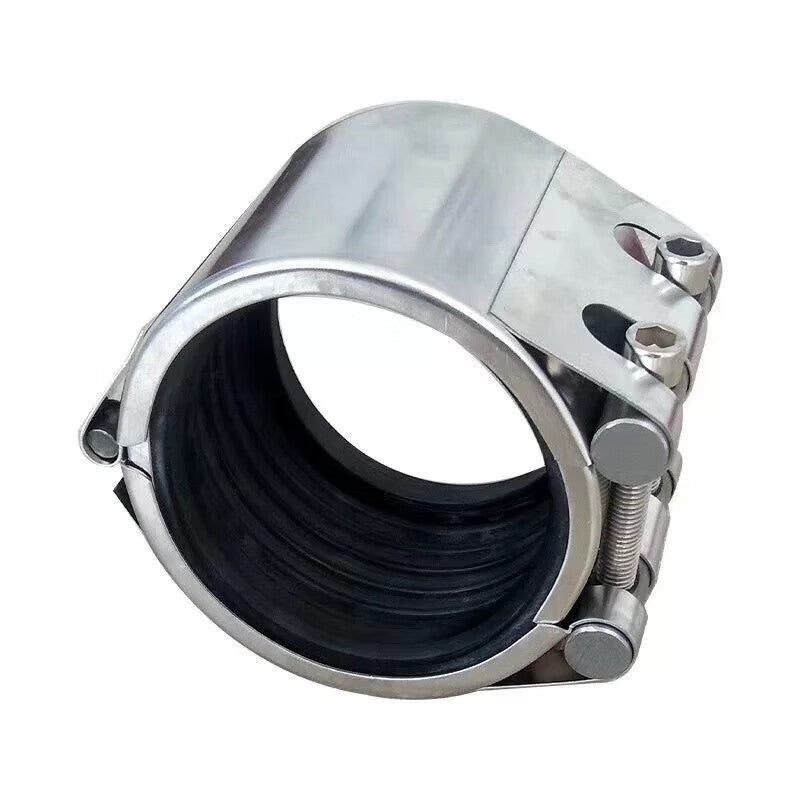 PipeShuo 304 single-clamp stainless steel pipe repair tool, water pipe connector, clamp, quick repair pipe clamp