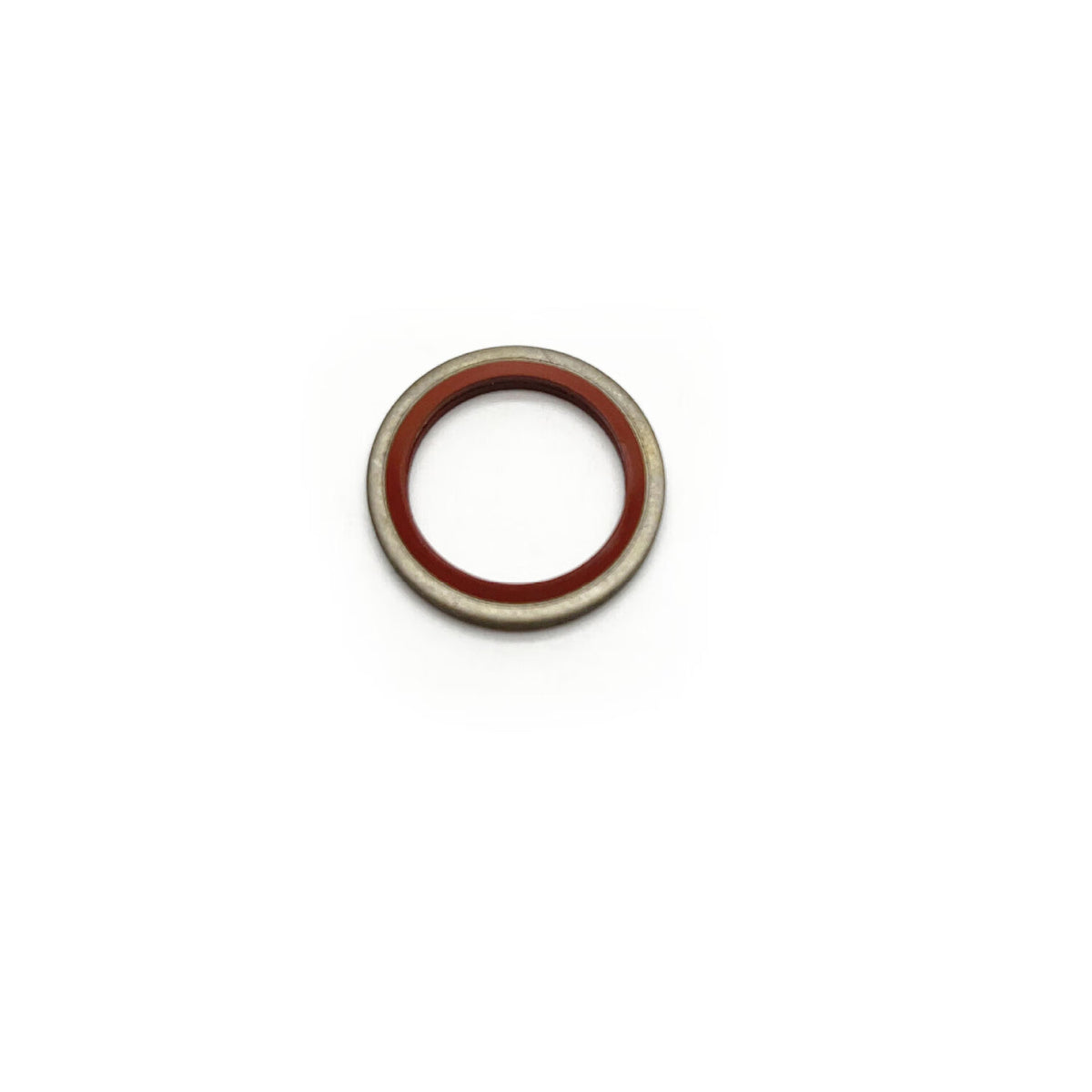 Saint-Gross Semi-Enclosed Fluororubber Combination Gasket, High-Pressure Oil Pipe Gasket, Carbon Steel + Fluororubber, Inner Diameter 14mm [20 Pieces]