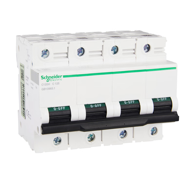 Schneider Electric C120H 4P Circuit Breaker 125A