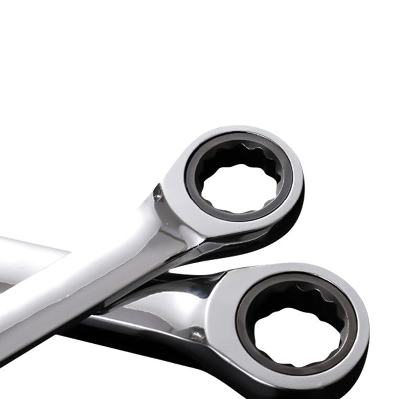 Dual-Purpose Ratchet Wrench with 72-tooth Chrome Vanadium Steel | 13mm Plated Steel Socket | Fast Wrench | 6774 Model