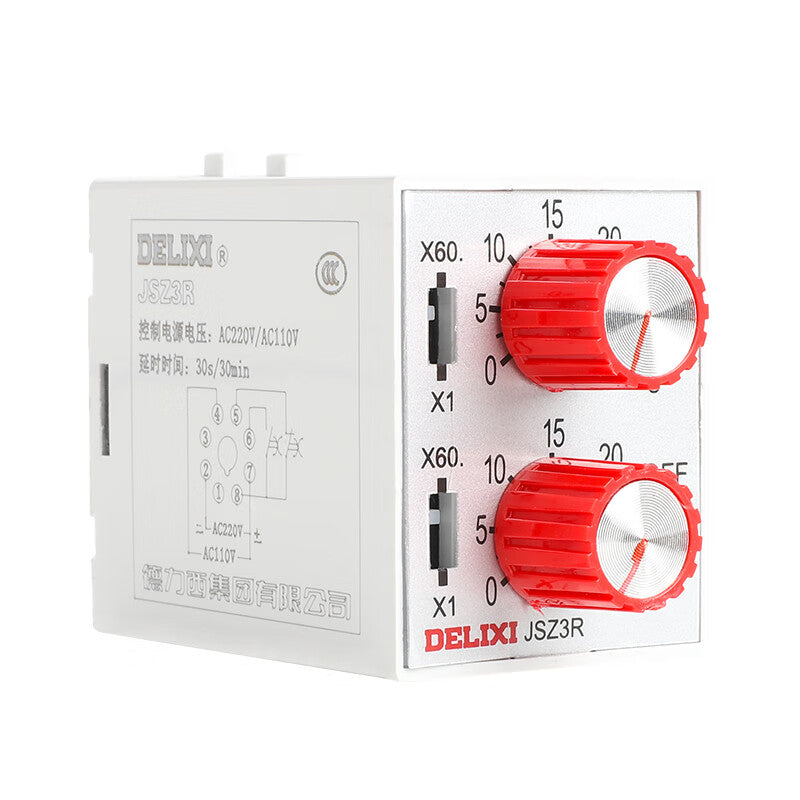 Delixi JSZ3R AC220V Time Relay Adjustable Controller