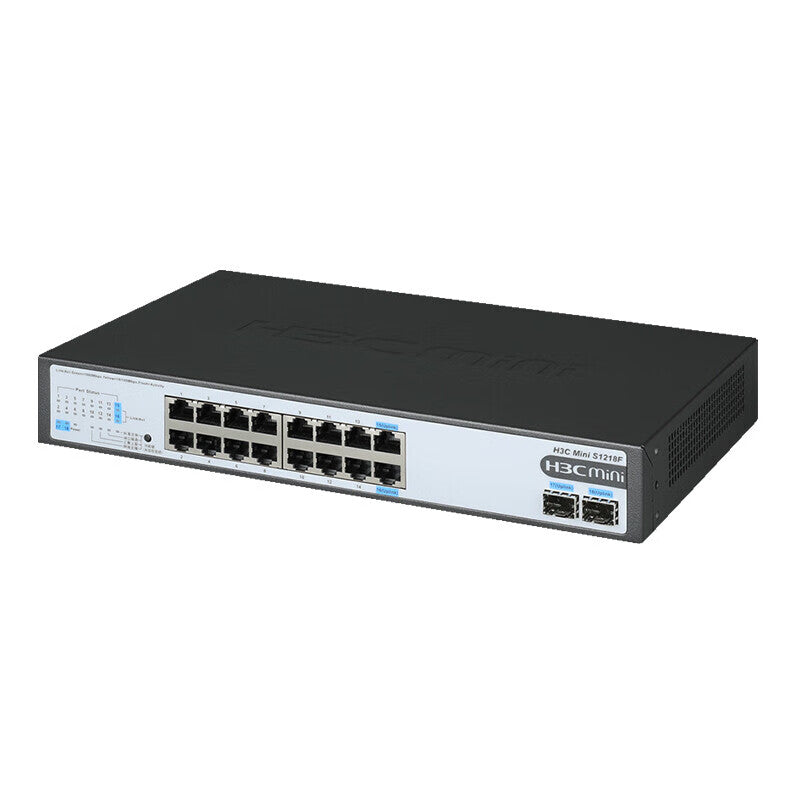 H3C 16-port Gigabit switch unmanaged enterprise-class switch network cable splitter 16-port Gigabit power + 2 Gigabit optical port S1218F