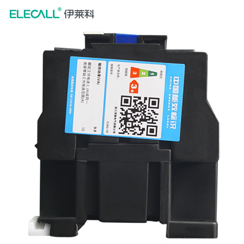 ELECALL AC contactor 12A CJX2-1210 مرحل اتصال أحادي الطور AC220V