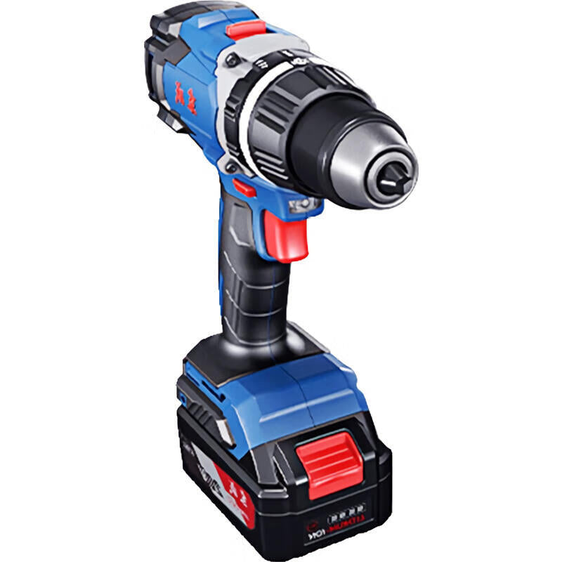 Dongcheng rechargeable brushless screwdriver impact drill; DCJZ03-13H2 (two batteries and one charger 6.0Ahx2)