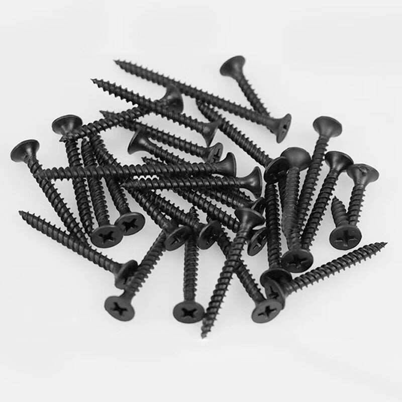 Masford drywall screws, Phillips head countersunk self-tapping screws, black carbon steel wallboard nails, 3.5*20mm (1 jin/bag)