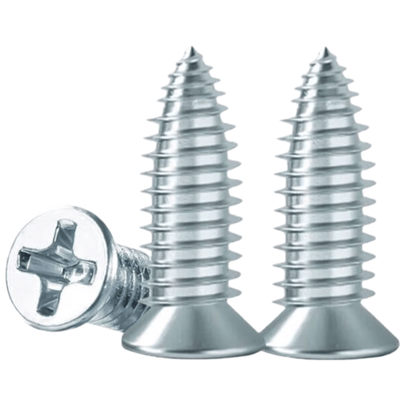 Peifan self-tapping screws, flat head screws, small chubby nails, ceiling decoration fixing screws for light steel keel (500 pieces)