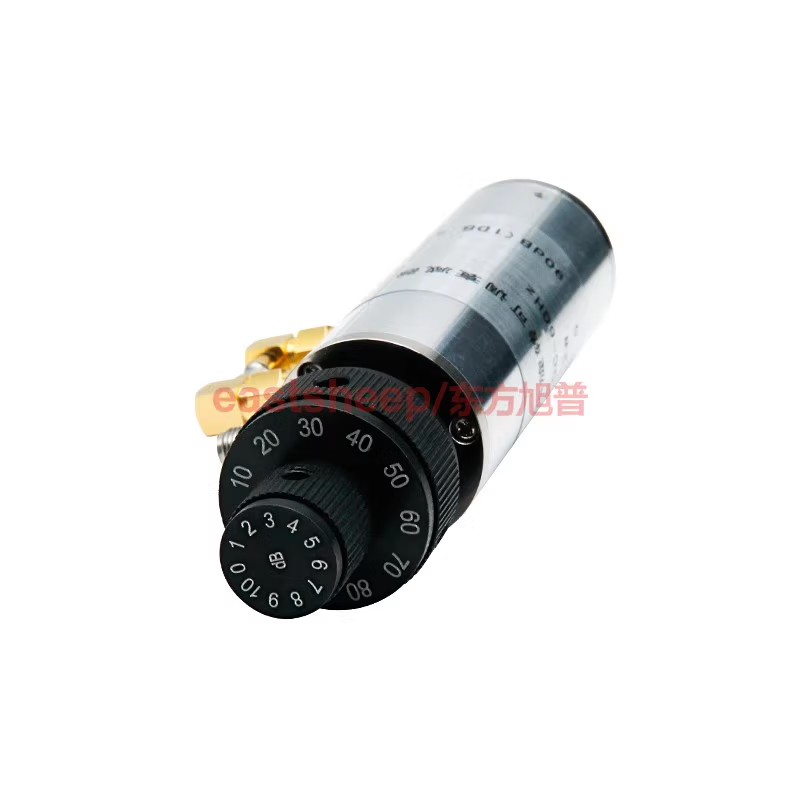 Eastsheep RF Adjustable Step Attenuator 2W SMA-KK Female Adjustable 0-60dB Dual Knob Type 0-6GHz