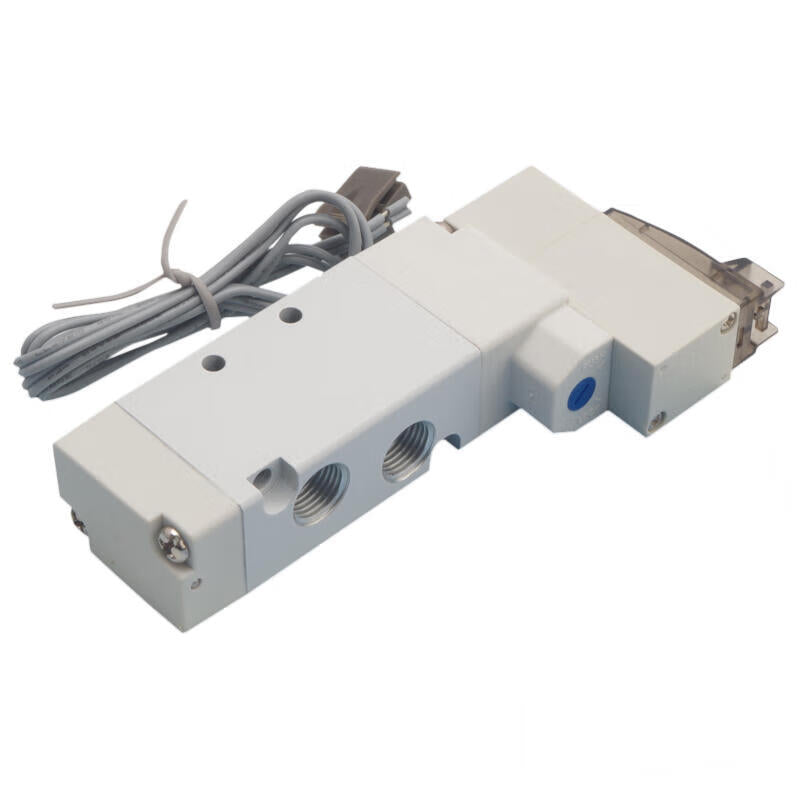 AirTAC internal pilot solenoid valve, 2-position 5-way, single solenoid, DIN socket; 5V11006A050