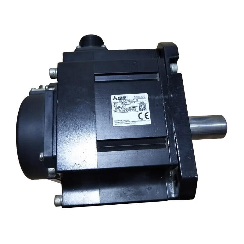 Mitsubishi Electric 1KW servo motor medium inertia 2000r/min straight shaft, with oil seal; HG-SN102J-S100