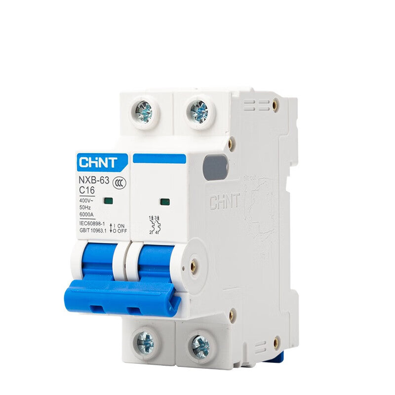 Chint (CHNT) small circuit breaker leakage protector air switch residential small air switch main circuit breaker NXB-63-2P-C-16A