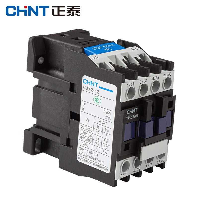Chint (CHNT) CJX2-1201-220V AC contactor 12A contact relay