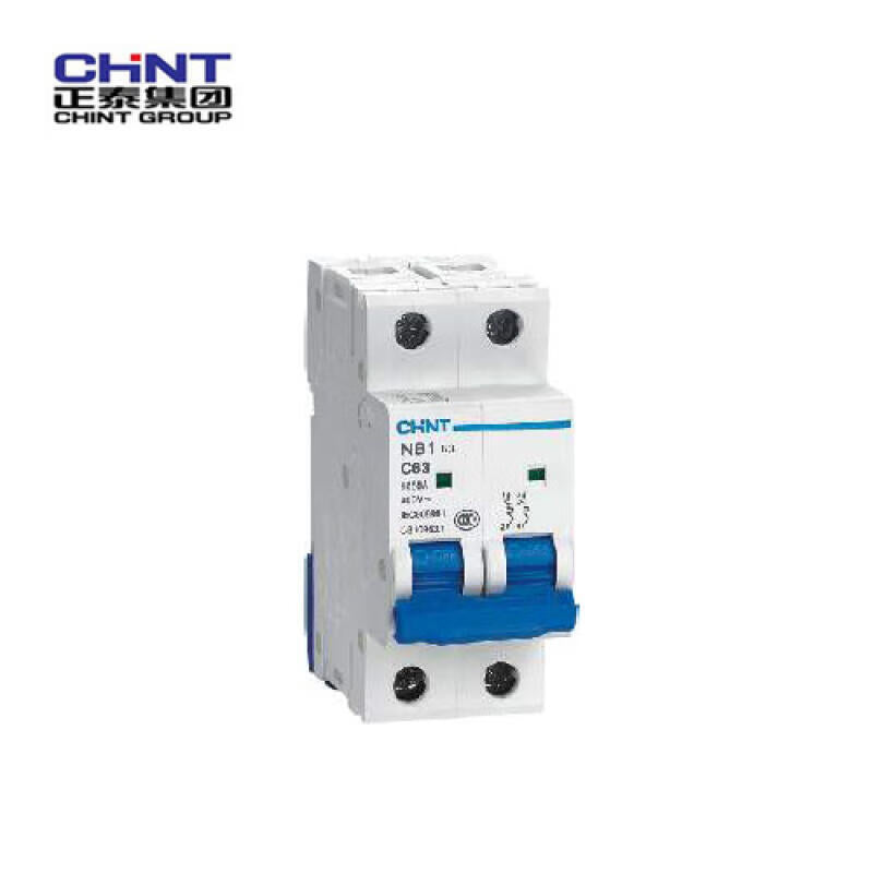 Chint miniature circuit breaker; NB1-63H 2P C63 10kA (R) Shuanghui