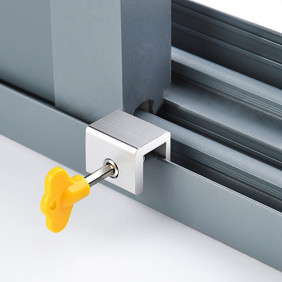 Chuco window limiters, windproof, burglarproof, anti-fall, child-safe, high-rise glass anti-unlocking latches, 3-pack