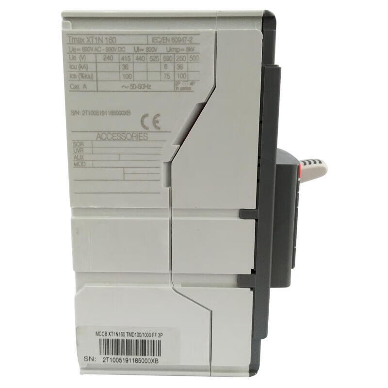 ABB XT1N160 Molded Case Circuit Breaker - TMD100-1000 FF 3P