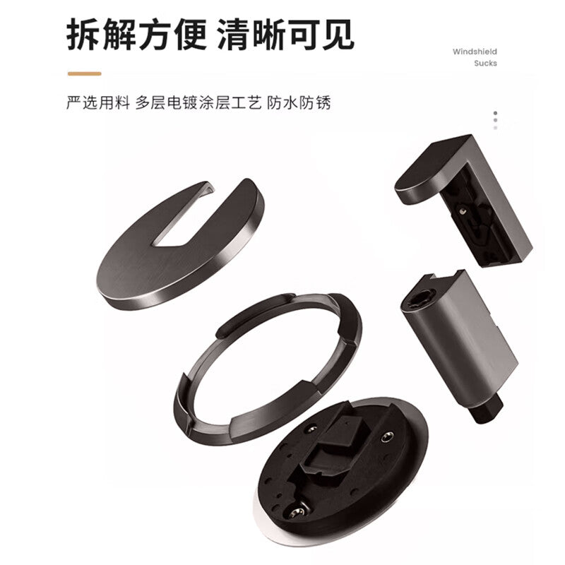 Dipur anti-collision door suction cup, no drilling required, windproof door stopper, door barrier, invisible bathroom door top silent door stopper