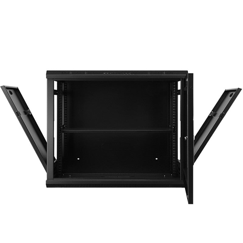 Z1 6609 9U Wall-Mounted Network Cabinet - 600x600x500mm, Black