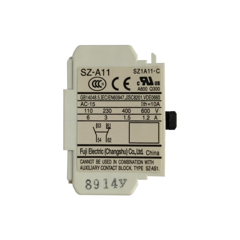 Fuji Electric contactor accessories, auxiliary contact unit (top mounting); SZ-A11-C