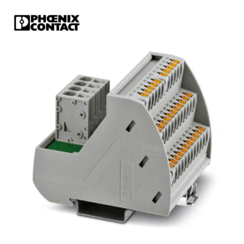 Phoenix VARIOFACE module, with 2 equalizing and equipotential busbars, can be installed on NS35 rail, module width: 67.3mm; VIP-3/PT/PDM-2/32