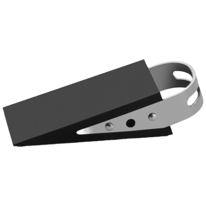 Du'ao no-drill door stopper, door wedge, ground-mounted anti-slip rubber anti-collision door stop, door clip.