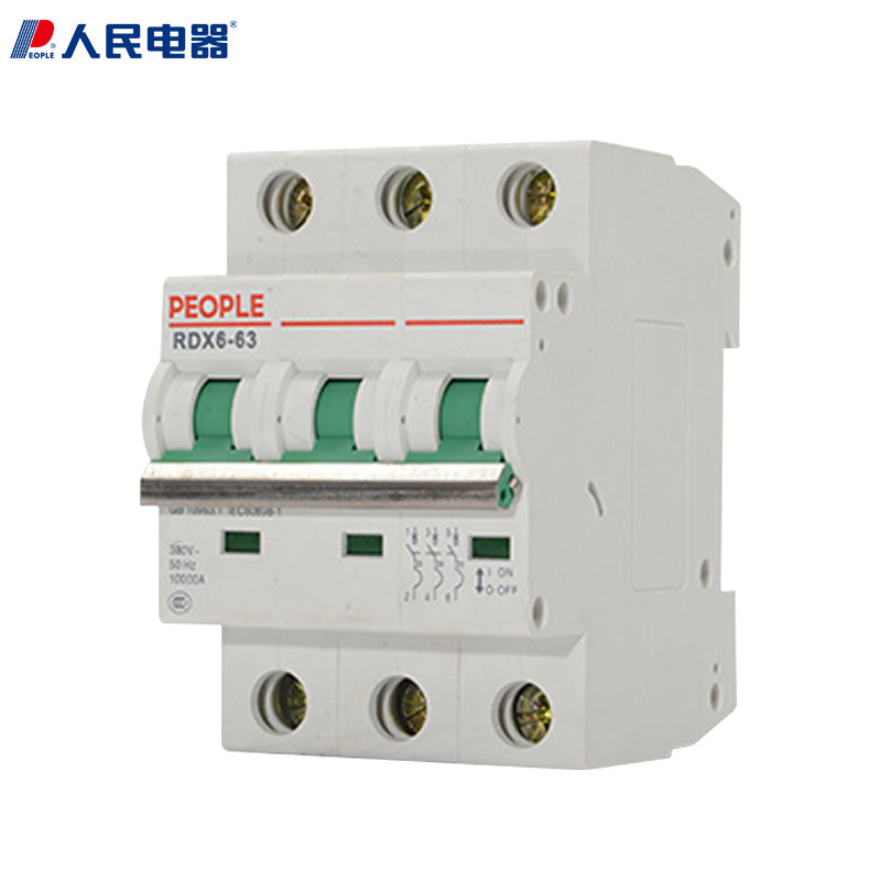 PEOPLE RDX6 1A 3P Small DC Circuit Breaker