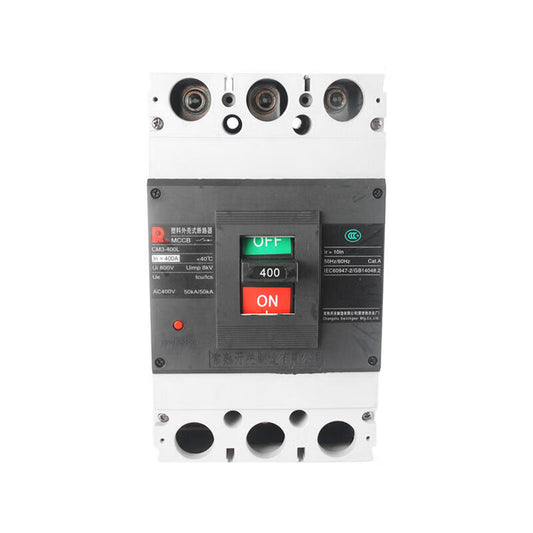 Changshu 3P Molded Case Circuit Breaker 50kA 400A CM3-400L/3300