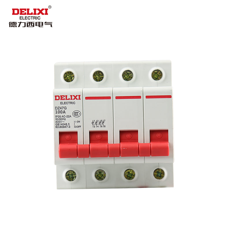 Delixi DZ47G-4P Electrical Isolation Switch 100A
