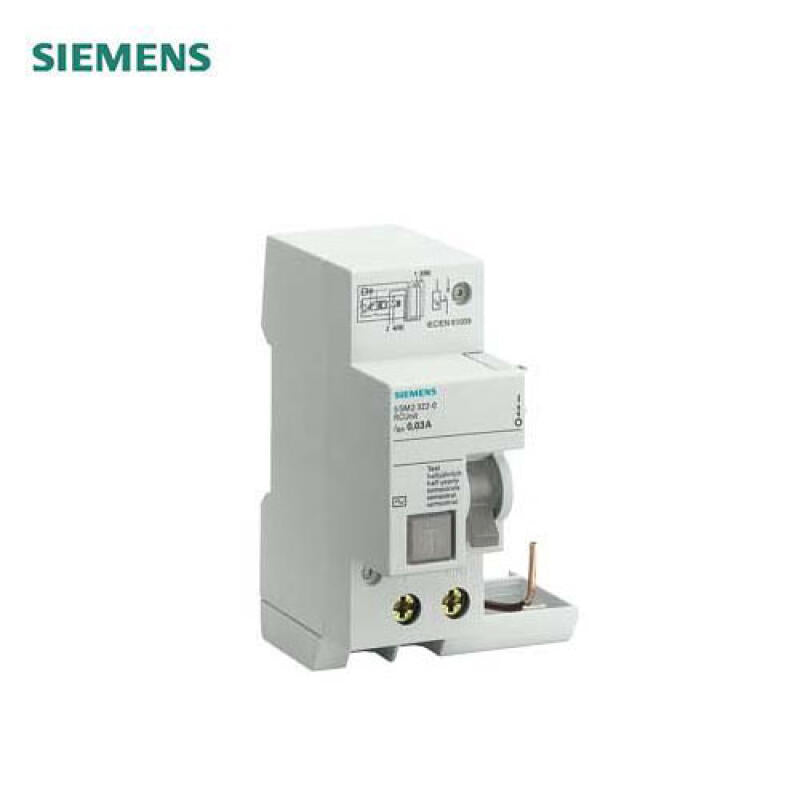 Siemens 5SM9 Electronic Residual Current Module, 2 Poles, 40A, 30mA
