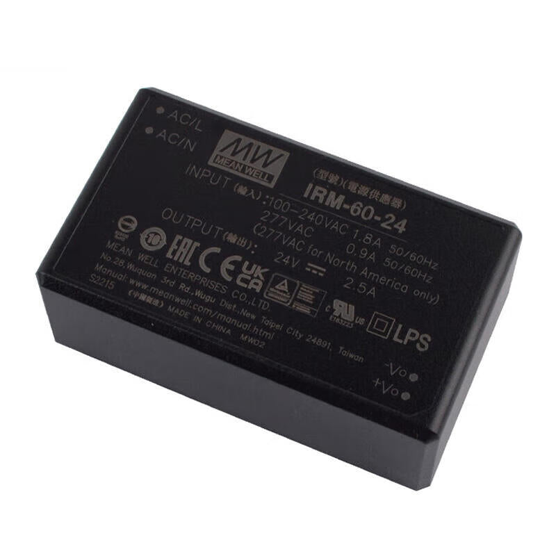 MEAN WELL IRM-60-24 Power Supply, 60 Units per Box