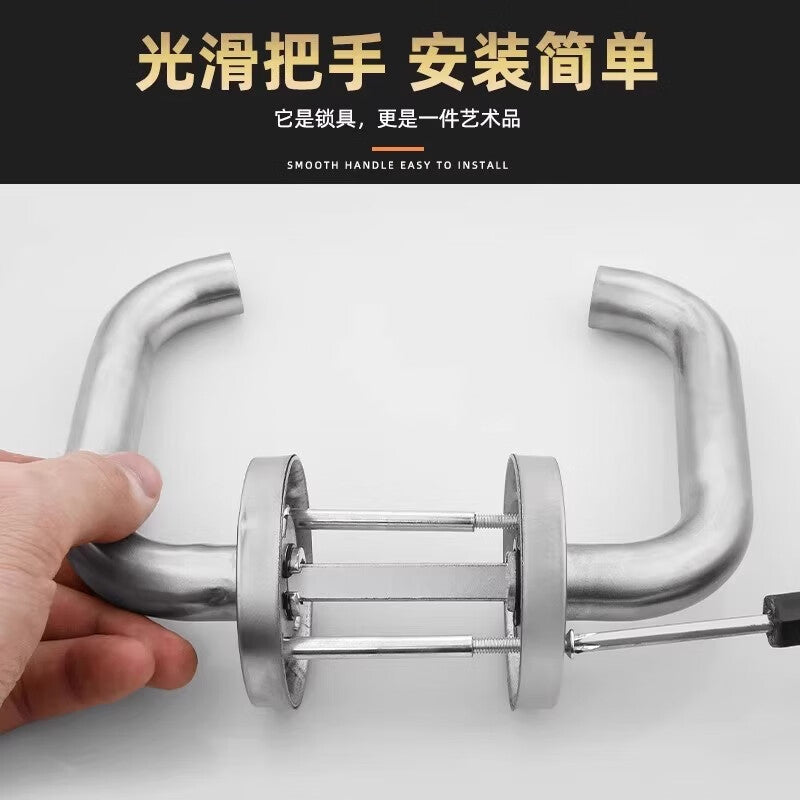 Murata Inao fire door lock, stainless steel complete set, universal fire door lock cylinder, passage lock accessories, handle, fire lock body