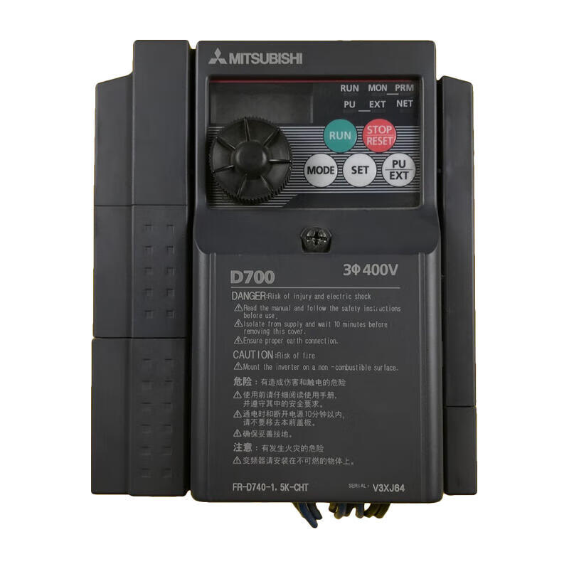 Mitsubishi Electric simple inverter 1.5kW three-phase AC380-480V; FR-D740-1.5K-CHT