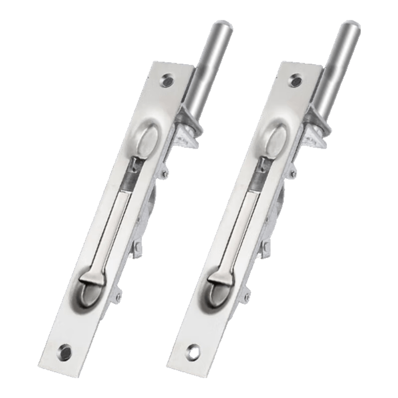 Deqi Stainless Steel Door Bolts, Anti-theft Double Door Bolts, Stainless Steel Central Control Single/Double Hole Concealed Door Bolts, Household Door Bolt Accessories, Buyang Single Hole Door Bolts.