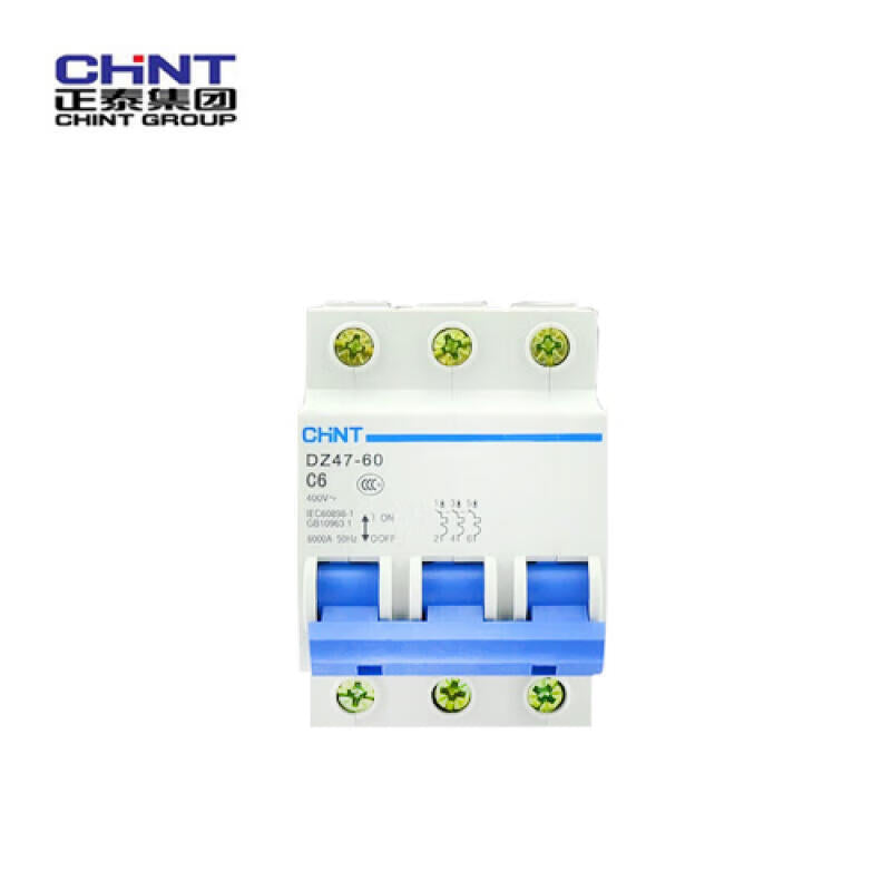 Chint miniature circuit breaker; DZ47-60 3P 25A#C (R)